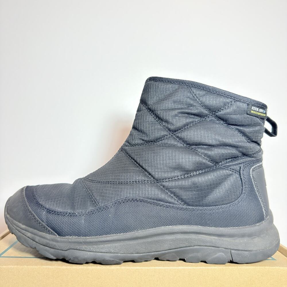 KEEN Terradora II Wintry Pull On Waterproof Boots Womens Size 10 Gray Quilted